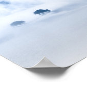 Blue Bison Poster (Ecke)