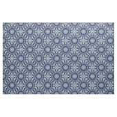 Blue Black Boho Mandala Pattern Stoff (Yard (91,4 cm))