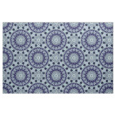 Blue Black Boho Mandala Pattern Stoff (Fat Quarter (45,7 x 55,9 cm))