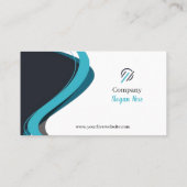 Blue & Black Business Cards 4 Pack mit 100 Stück Visitenkarte (Rückseite)