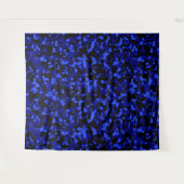 Blue Black Camouflage Tapestry Wandteppich (Vorderseite (Horizontal))