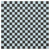 Blue & Black Checkerboard Stoff (Muster)