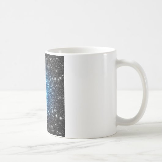 Blue & Black Galaxy Kaffeetasse (Rechts)