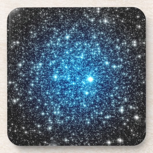 Blue & Black Galaxy Untersetzer (Vorderseite)