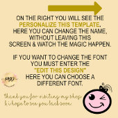 Blue Black Gold Moderne Custom Floral Tasche