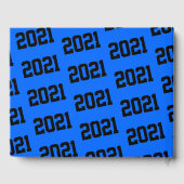 Blue & Black Graduation Party Class of 2024 Gästebuch (Rückseite)