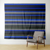 Blue Black Granite Tapestry Wandteppich (Beispiel (Horizontal))