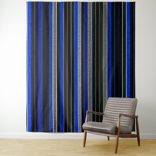 Blue Black Granite Tapestry Wandteppich (Beispiel)