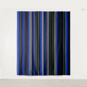 Blue Black Granite Tapestry Wandteppich (Vorderseite)