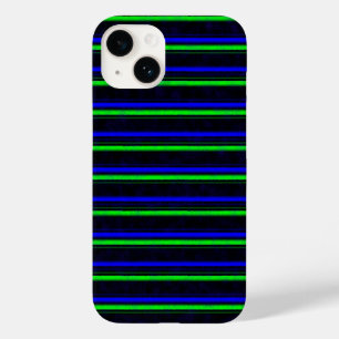 Blue Black Green Rainbow Strips Case-Mate iPhone Hülle