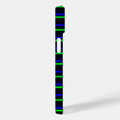 Blue Black Green Rainbow Strips Case-Mate iPhone Hülle (Rückseite / Rechts)
