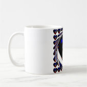 Blue Black Hakuna Matata Baby Kinder Design.pnng Kaffeetasse (Links)