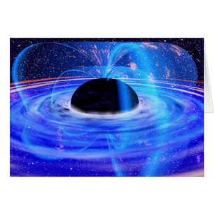 Blue Black Hole Grußkarte der NASA