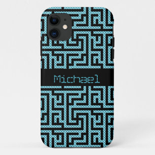 Blue & Black Labyrinth Case-Mate iPhone Hülle