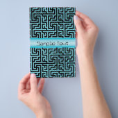 Blue & Black Labyrinth Flyer (Handgriff)