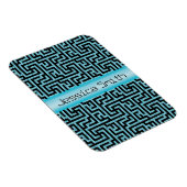 Blue & Black Labyrinth Magnet (Rechte Seite)