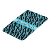 Blue & Black Labyrinth Magnet (Linke Seite)