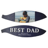 Blue Black Leather Print Best Vater Foto Basketball (Panele)