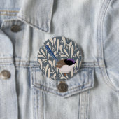 Blue, Black & Lila Fairy Wren Button (Beispiel)