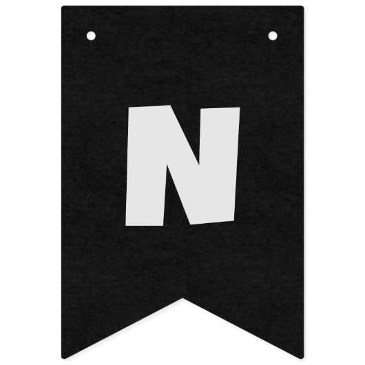 Blue & Black Male Firmengratulation - ganz nach Ih Wimpelkette (Dritte Fahne)