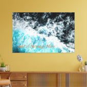 Blue Black Ocean Waves Hawaii individuell anpassba Leinwanddruck (Insitu (Wohnzimmer))