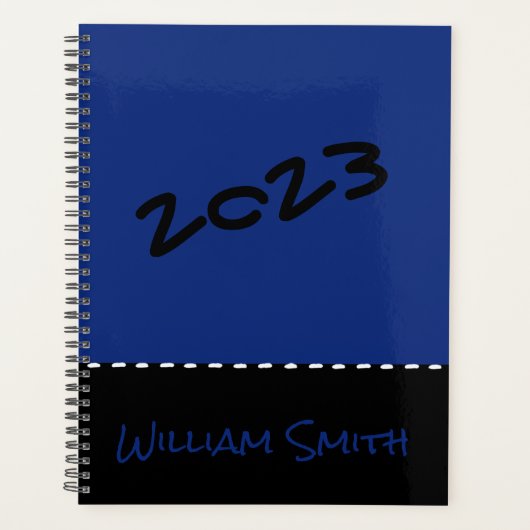 Blue Black Planner Planer (Vorderseite)