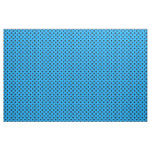 Blue Black Polka Dots Textile Stoff (Yard (91,4 cm))