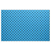 Blue Black Polka Dots Textile Stoff (Fat Quarter (45,7 x 55,9 cm))