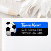 Blue & Black Soccer Adresse (Insitu)