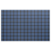 Blue Black Tartan Kariert schottisches Muster Stoff (Yard (91,4 cm))