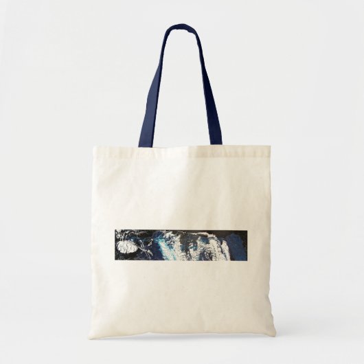 Blue Black Tropfen Tragetasche (Vorne)