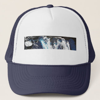Blue Black Tropfen Truckerkappe