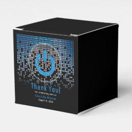 Blue Black Video Game Gamer Bar Mitzvah Geschenkschachtel