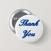 Blue Black Vielen Dank, dass Sie das Geschenk von Button (Vorne & Hinten)