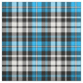 Blue Black White Plaid Tartan Pattern Design  Stoff (Muster)