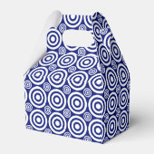 BLUE-BLAUE-GABLE-FAVOR-BOXES GESCHENKSCHACHTEL (Rückseite)