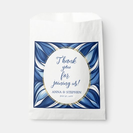 Blue Bliss Bio Floral Fevor Bag Geschenktütchen (Vorderseite)