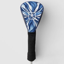 Blue Bliss: Bio Psychedelic Floral Golf Headcover