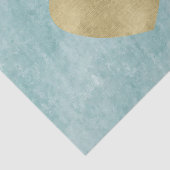 Blue Bliss Gold Heart Seidenpapier (Ausschnitt)