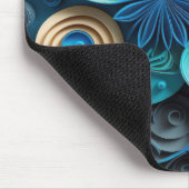 Blue Bliss Paper Quill Mousepad (Ecke)