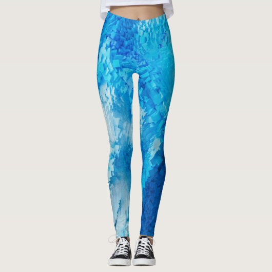 Blue Blizt Leggings (Vorderseite)