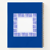 Blue Block Spiral Notebook Notizblock (Rückseite)