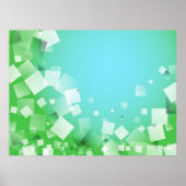 Blue Blocks Poster (Vorne)