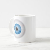 Blue Bloodshot Eyeballs Tasse (Vorderseite Links)