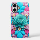 "Blue Bloom Harmony" Case-Mate iPhone Hülle (Rückseite)