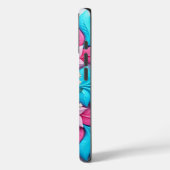 "Blue Bloom Harmony" Case-Mate iPhone Hülle (Rückseite / Links)