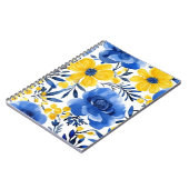 Blue Bloom Journal Notizblock (Linke Seite)