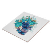 Blue Bloom Requiem Fliese (Seite)