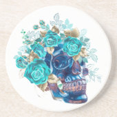 Blue Bloom Requiem Getränkeuntersetzer (Vorne)