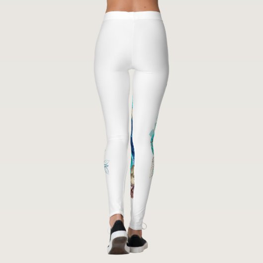 BLUE BLOOM REQUIEM LEGGINGS (Rückseite)